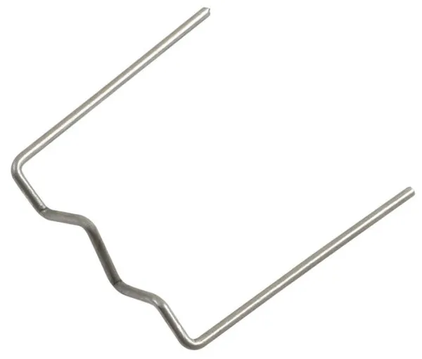 KS Tools Grampo de reparo em forma de U, liga de ço, Ø 0,6 mm, pacote com 50, 150.1062