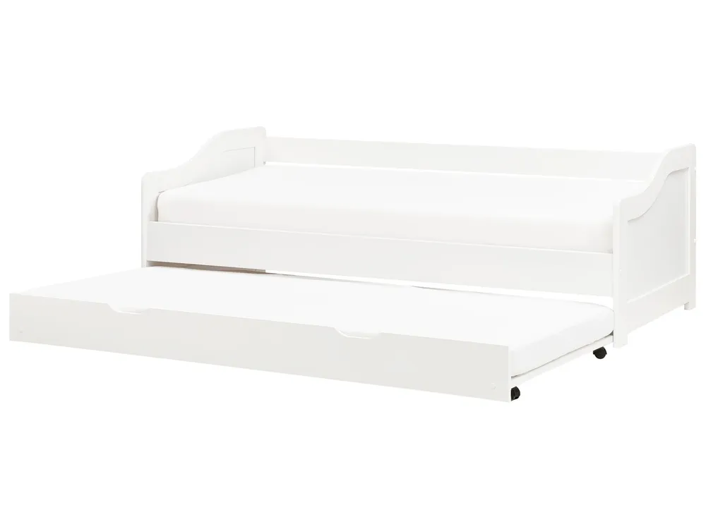 Wooden EU Single Trundle Bed 90 x 200 cm Neve LUNERAY