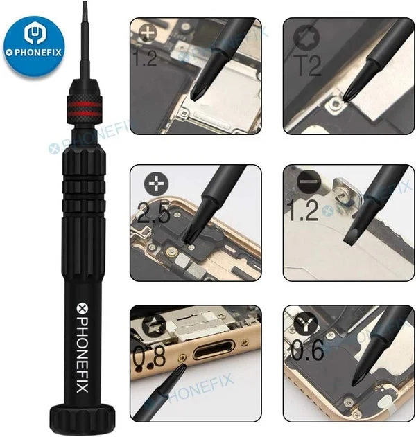 Kit de Chaves de Precisão 12 em 1 – Ferramentas para Manutenção de Celulares, iPhone, Notebooks e Eletrônicos