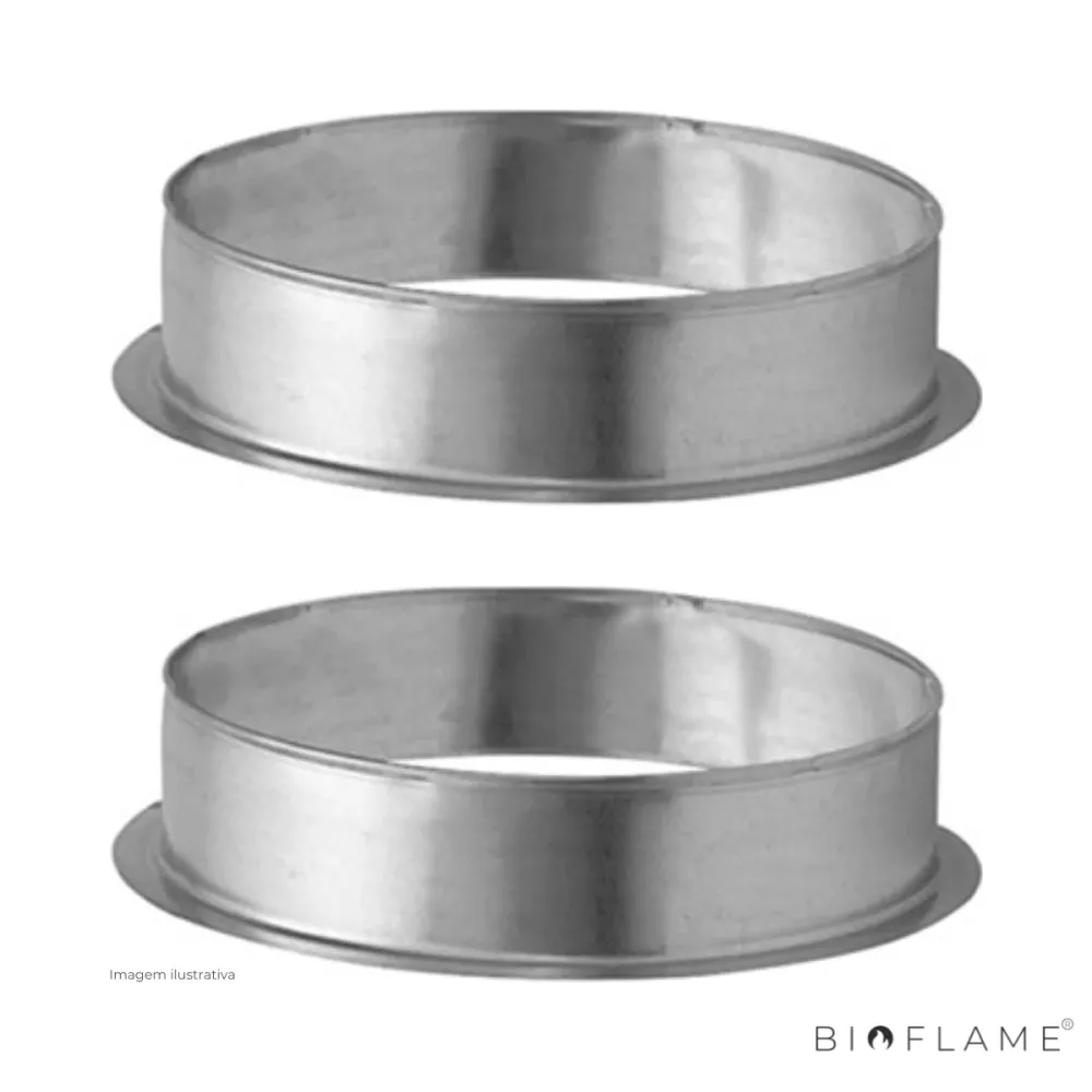 KIT SAÍDA DE AR ACONCHEGANTE - 2 GOLAS DE Ø 100MM