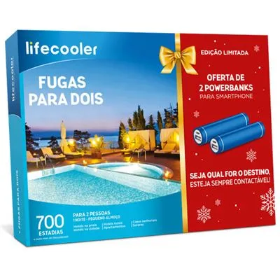 Lifecooler 2020 - Maxi-Pack Fugas para Dois com Proteção contra Poeira