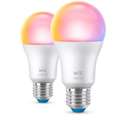 Kit de Lâmpadas Inteligentes Wiz LED A60 | E27 - 2x Unid. na Cor Branca 6000K