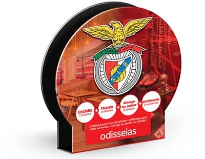 Kit de Upgrade Pack Presente Odisseias - Sport Lisboa e Benfica | Estádio e Museu + Luz Chakall