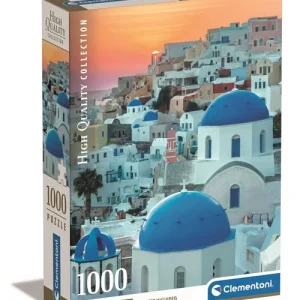 Cabos de Vela Puzzle High Quality Collection Funcional: Santorini - 1000 Peças - Clementoni