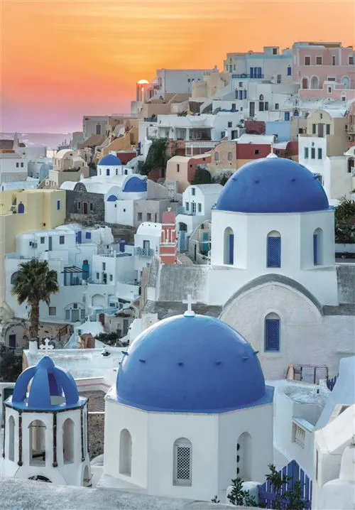 Cabos de Vela Puzzle High Quality Collection Funcional: Santorini - 1000 Peças - Clementoni