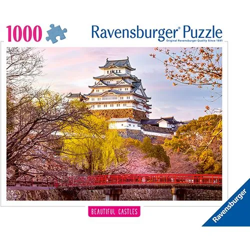 Puzzle Beautiful Castles: Himeji Castle - 1000 Peças - Ravensburger