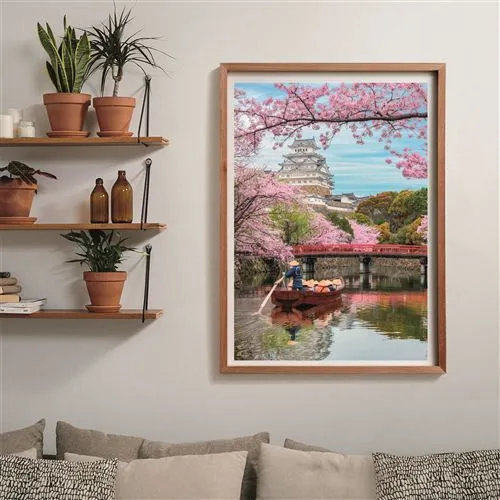 Puzzle High Quality Collection: Himeji Castle Spring - 1000 Peças - Clementoni