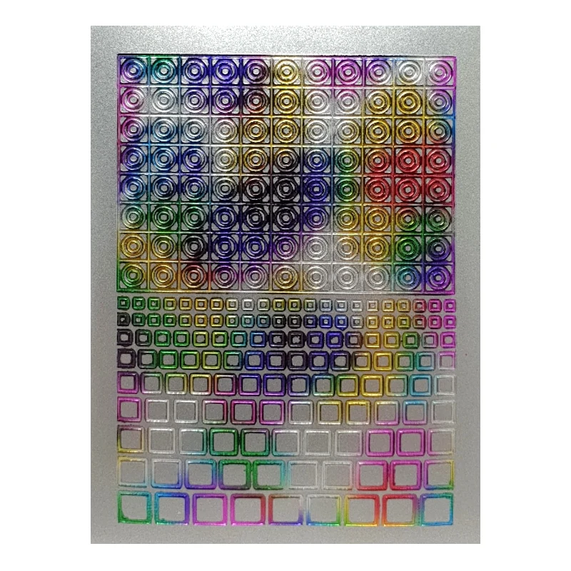 Tampa do Distribuidor Autocolante Holográfico H108