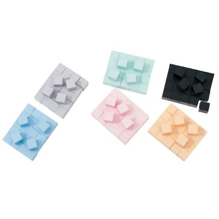 Alavanca de Reboque Cubos em cores pastel (84 cubos em 6 cores)