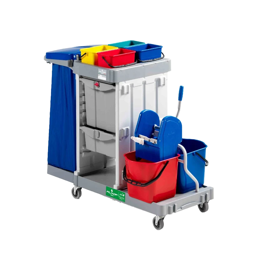 Guincho Elétrico FILMOP Carro Multiusos ALPHA 0501415 com Kit Duo Pro e Porta-Sacos Dobrável