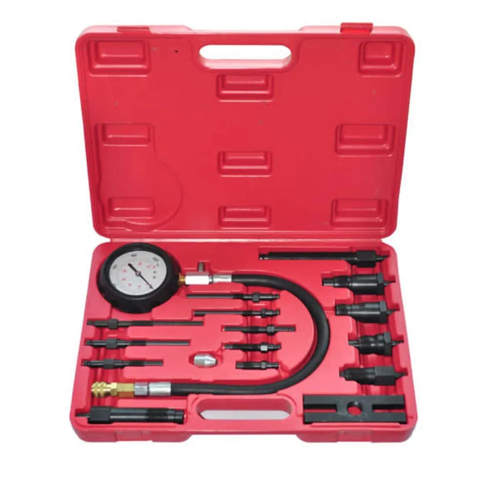 Sensor de Posição do Virabrequim Kit de teste de compressão para motor diesel 17 peças