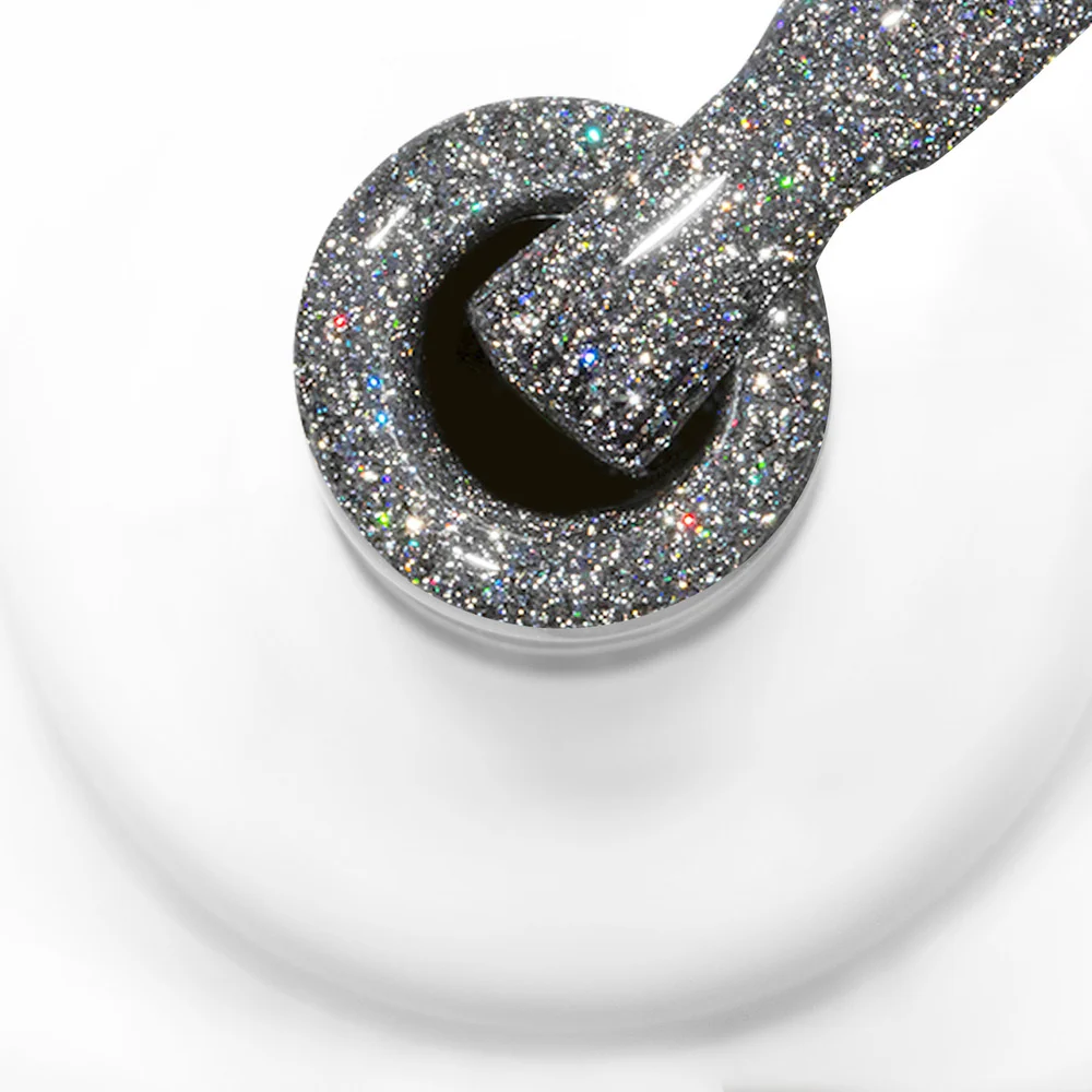 Kit Verniz Gel 6 Cores Express Metálico Holographic Disco (#1 #6)