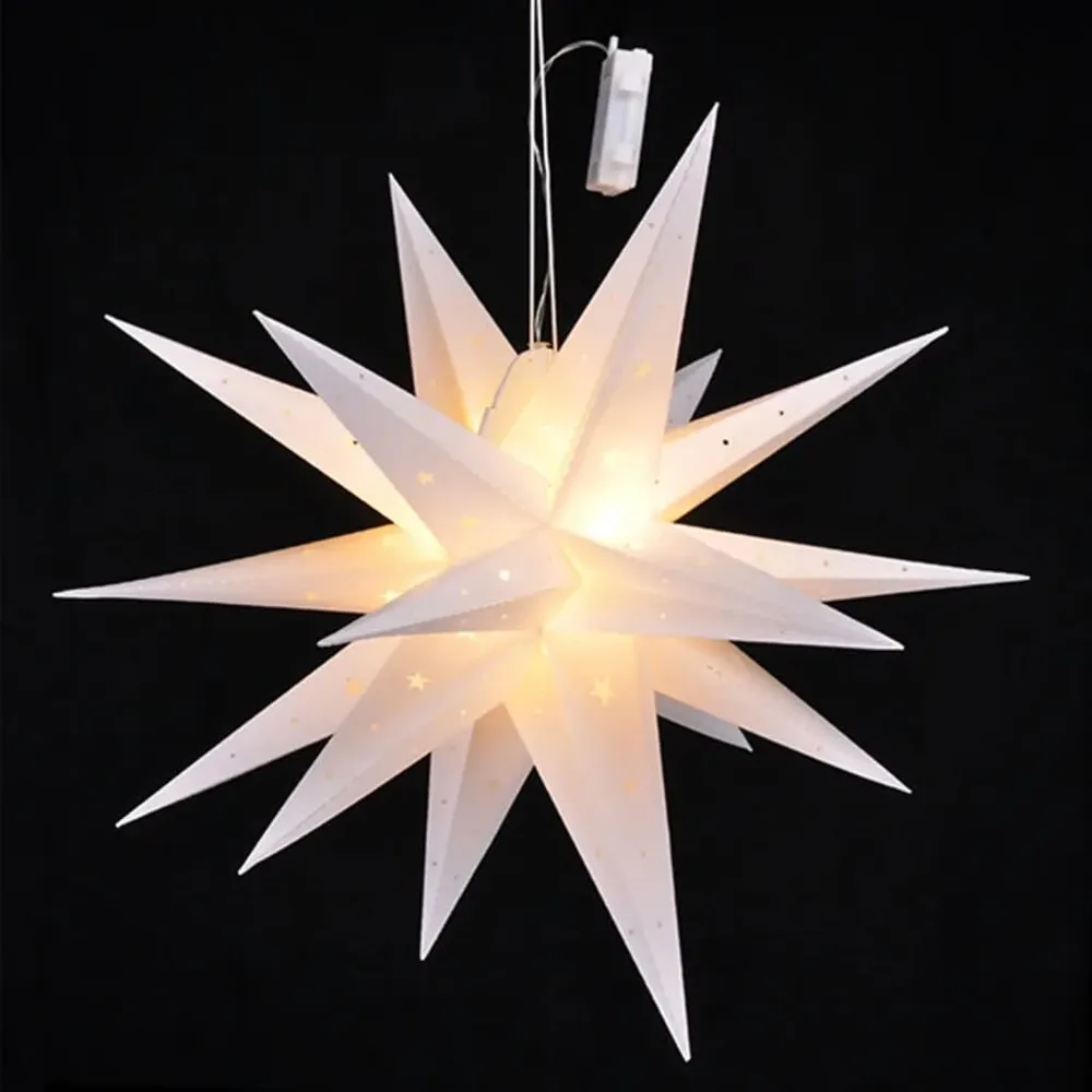 Kit de Retrofit HI Estrela lanterna de natal com luzes LED 58 cm
