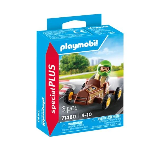 Playmobil 71480 - Menino com Kart para Motor 1.0