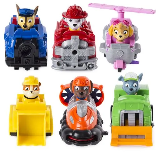 Kit de Juntas Veículo Patrulha Pata Rescue Racers CDU - Spin Master - Envio Aleatório
