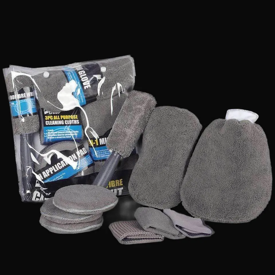 Premium para Detalhamento Automotivo Kit Limpeza em Microfibra