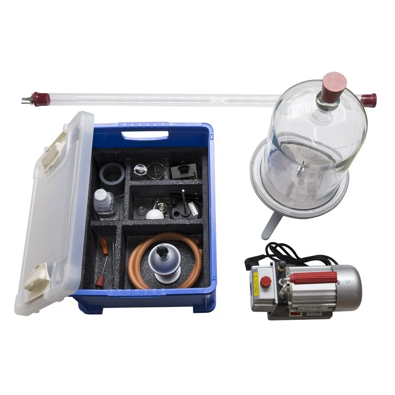 Kit Aperfeiçoado De Vácuo E Pressão Atmosférica (12 Experiência) Aplicação com Espuma
