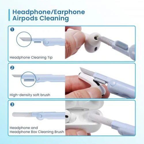 Kit Limpeza 7 em 1 Ewent EW5630 - Branco com Cera de Carnaúba
