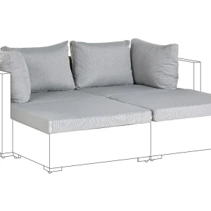 Shampoo para Lavagem Outdoor Cushion Cover Set Grey NOTO