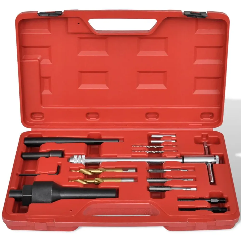 Kit de Reparo de Kit Removedor Vela de Incandescência Reparador Segmento 16 peças