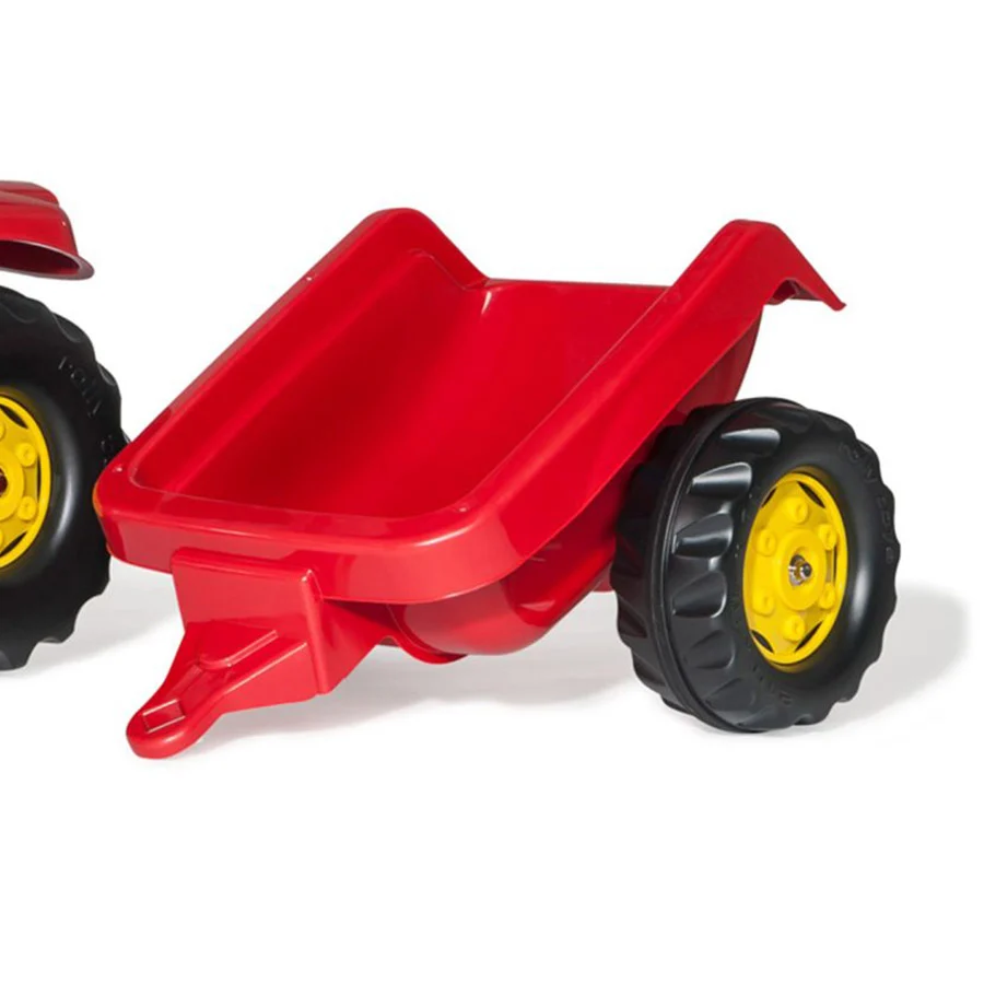 Luz de Reboque Trator de pedais Rolly Kid com reboque vermelho