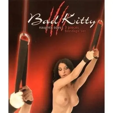Bucha de Suspensão Algemas para Pulsos Bad Kitty, 3 peças