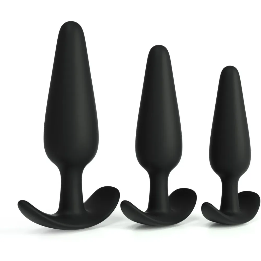 Kit Anal 3 Plugs À prova de água, Crushious