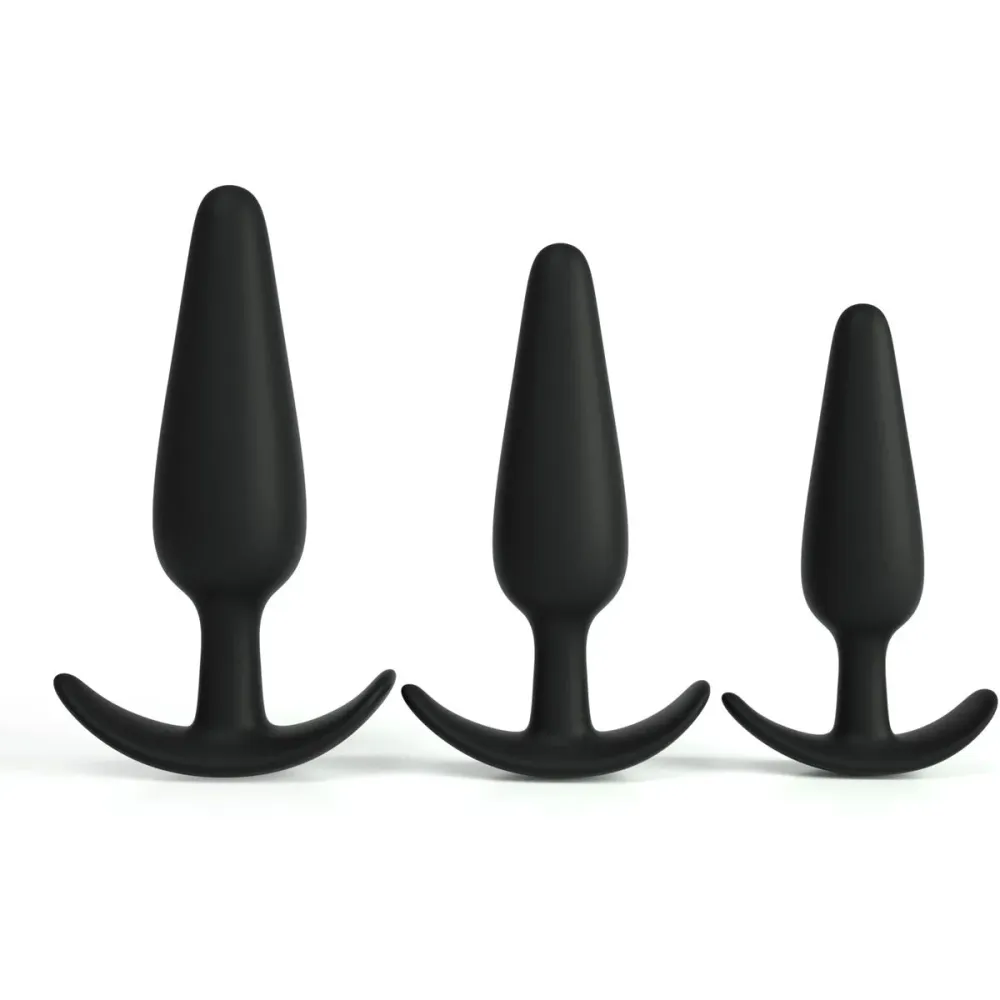 Kit Anal 3 Plugs À prova de água, Crushious