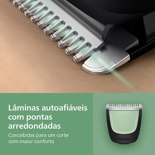 Kit de Molas Aparador Corporal 9 em 1 Philips MG3945/15 3000 Series - Preto