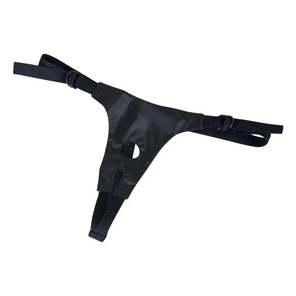 Kit Strap-on 3 dildos, 16cm Ø3.5cm, 15cm Ø2.5cm e 15cm Ø3.5cm para Conforto e Estabilidade