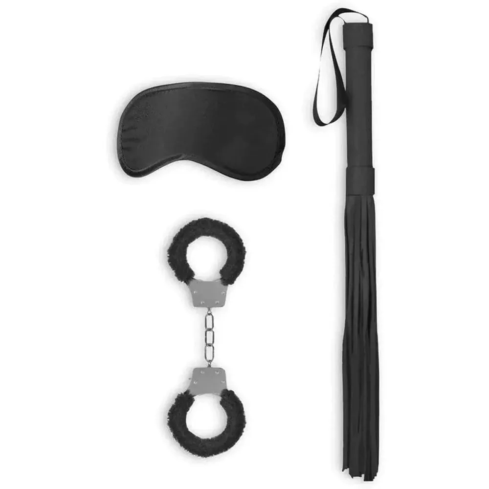 Peç Original de Reposição Kit bondage Ouch! Introdução Bondage #1, 3 peças Preto