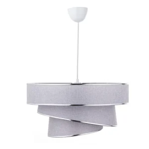 Peç Original de Reposição Suspensão 3 cilindros design oblíquo Inconditus Ø40cm Cinza e Prata
