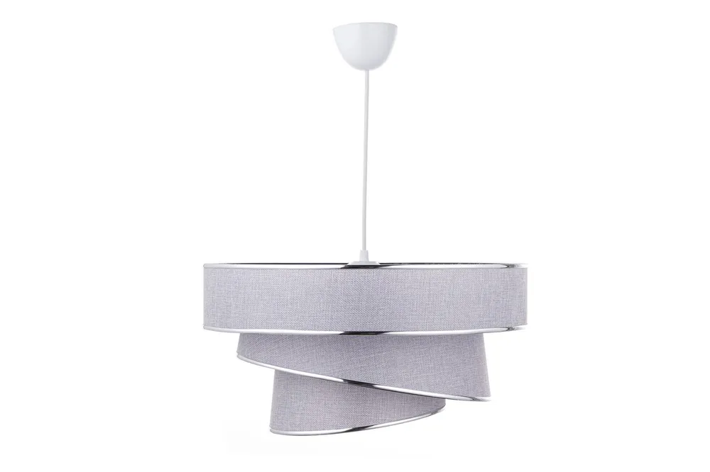 Peç Original de Reposição Suspensão 3 cilindros design oblíquo Inconditus Ø40cm Cinza e Prata
