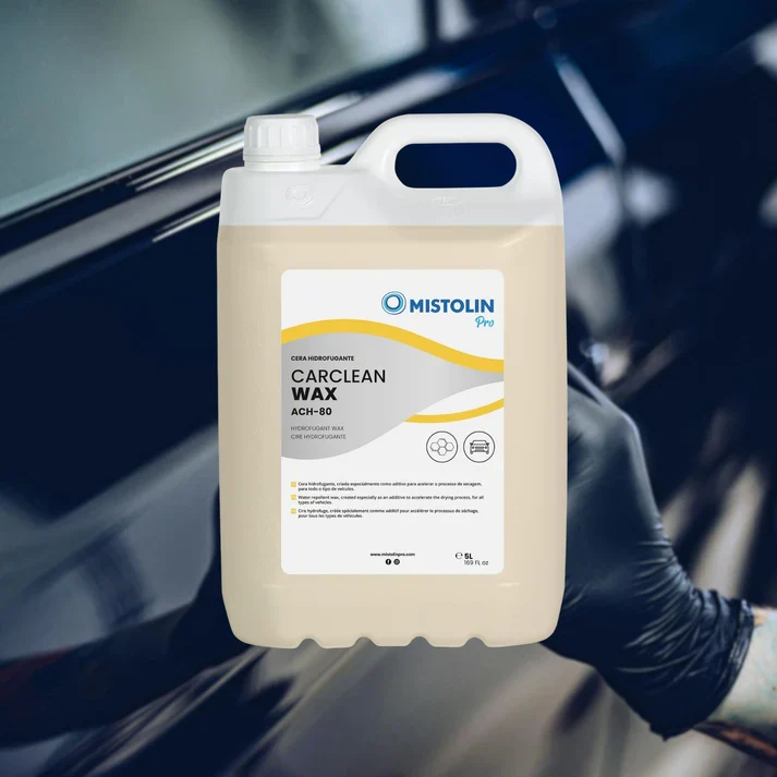 Cera Hidrofugante Concentrado Auto ACH-80 Mistolin Pro - 5 Litros | Não Risca |