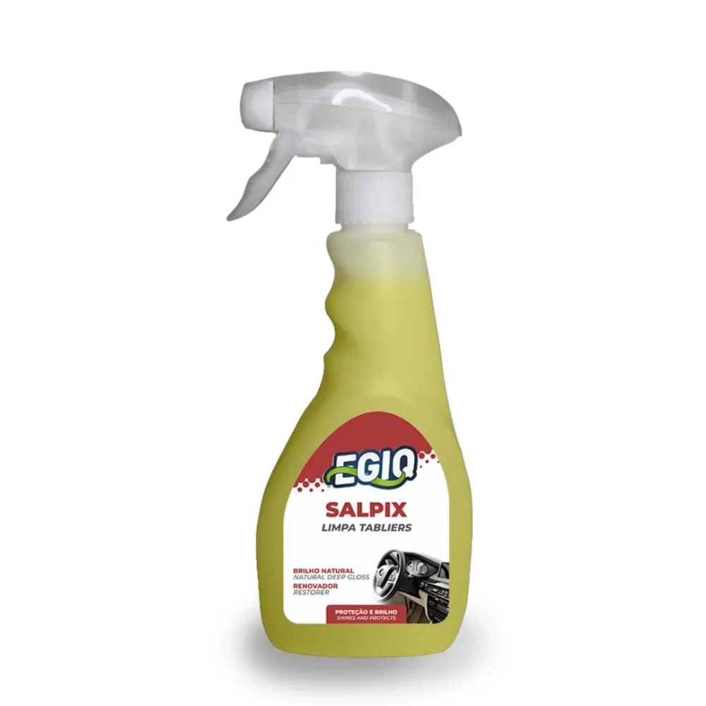 Kit Completo Egiquímica H5 Salpix - Limpa Tabliers para Interiores de Automóveis
