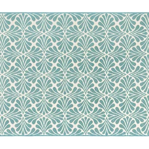 Kit Completo Tapete de interior ou de exterior COQUILLA - 150 x 200 cm - Azul-claro