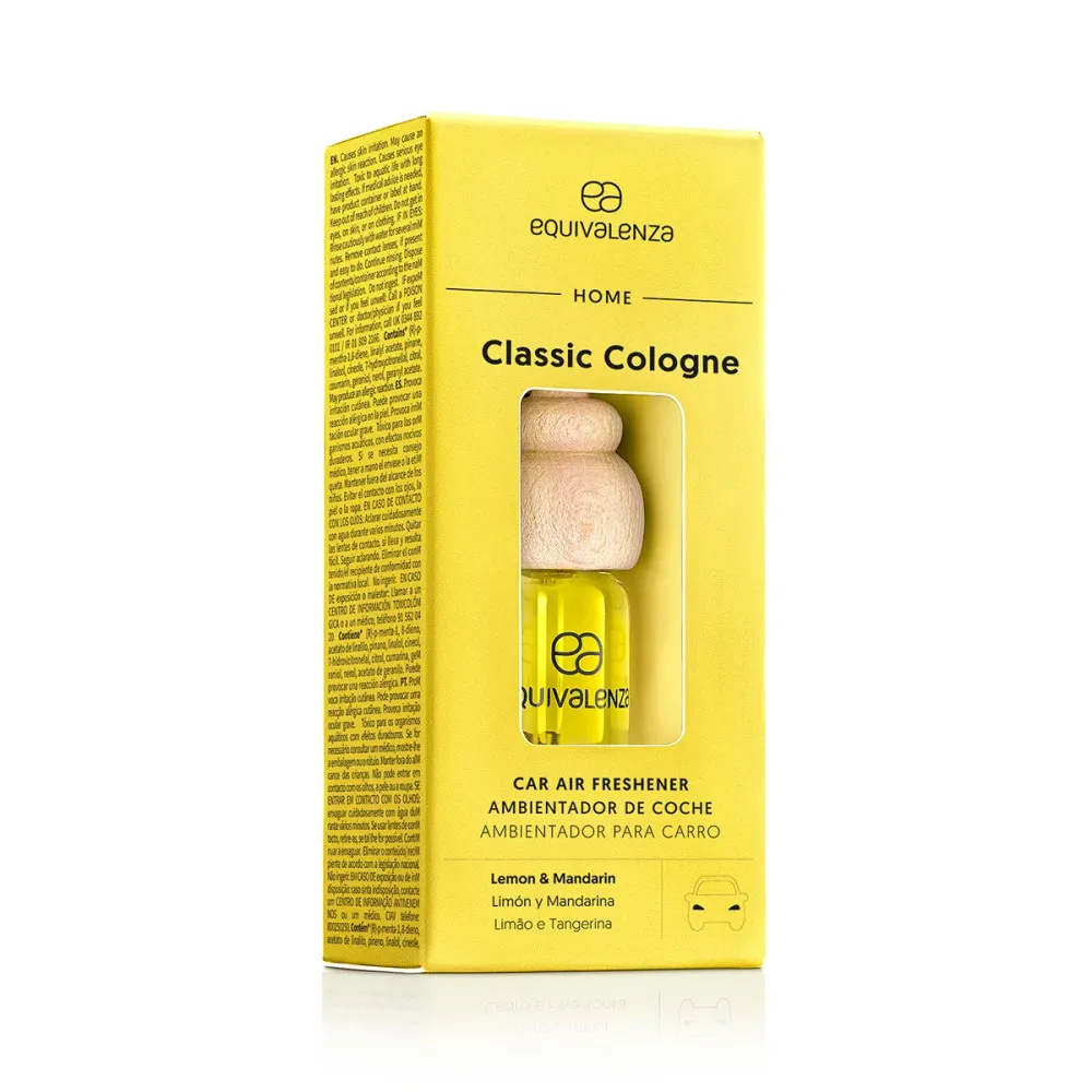 Ambientador de carro Atemporal Cologne (limão e tangerina) Kit Completo de Reposição