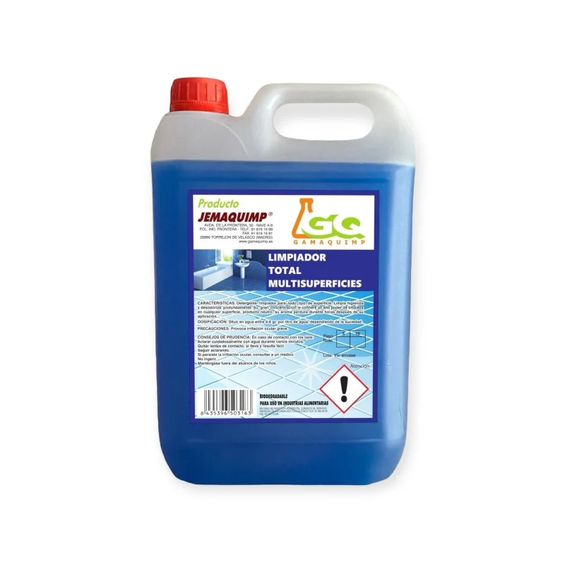 JEMAQUIMP TOTAL – Limpador Multi-superfícies Concentrado com Efeito Antiestático para Pintura Automotiva