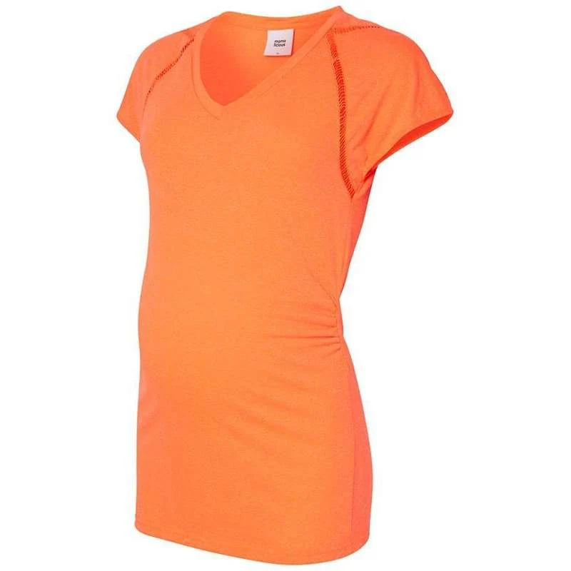 Mamalicious Afra Jersey Ventetop - Neon Cor de fogo