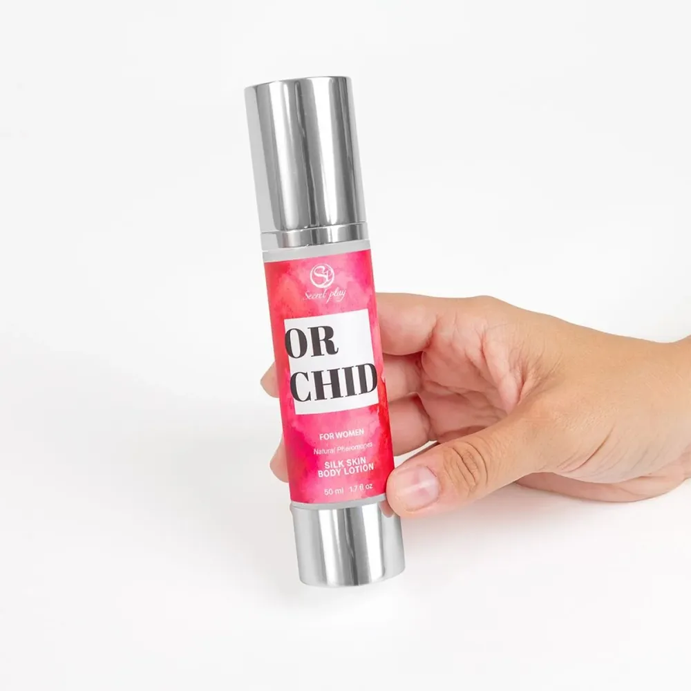 Profissional Orchid, Loção Pele de Seda Secret com Ferómonas 50ml - Hidratação, Suavidade e Sedução
