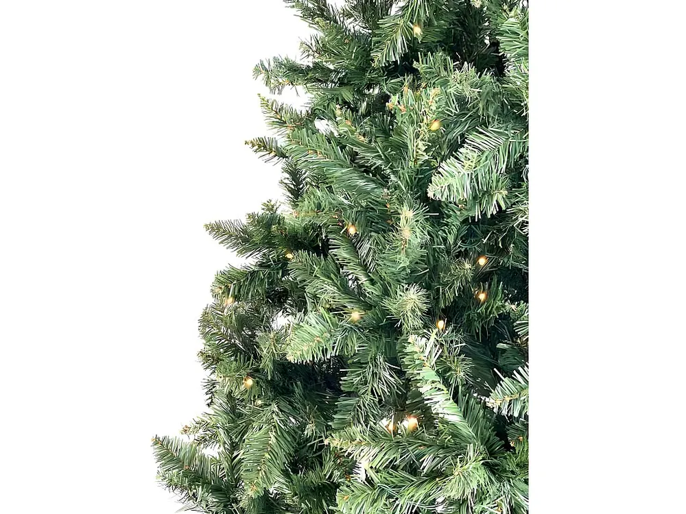 Árvore de Natal realista com LEDs integrados 240 cm
