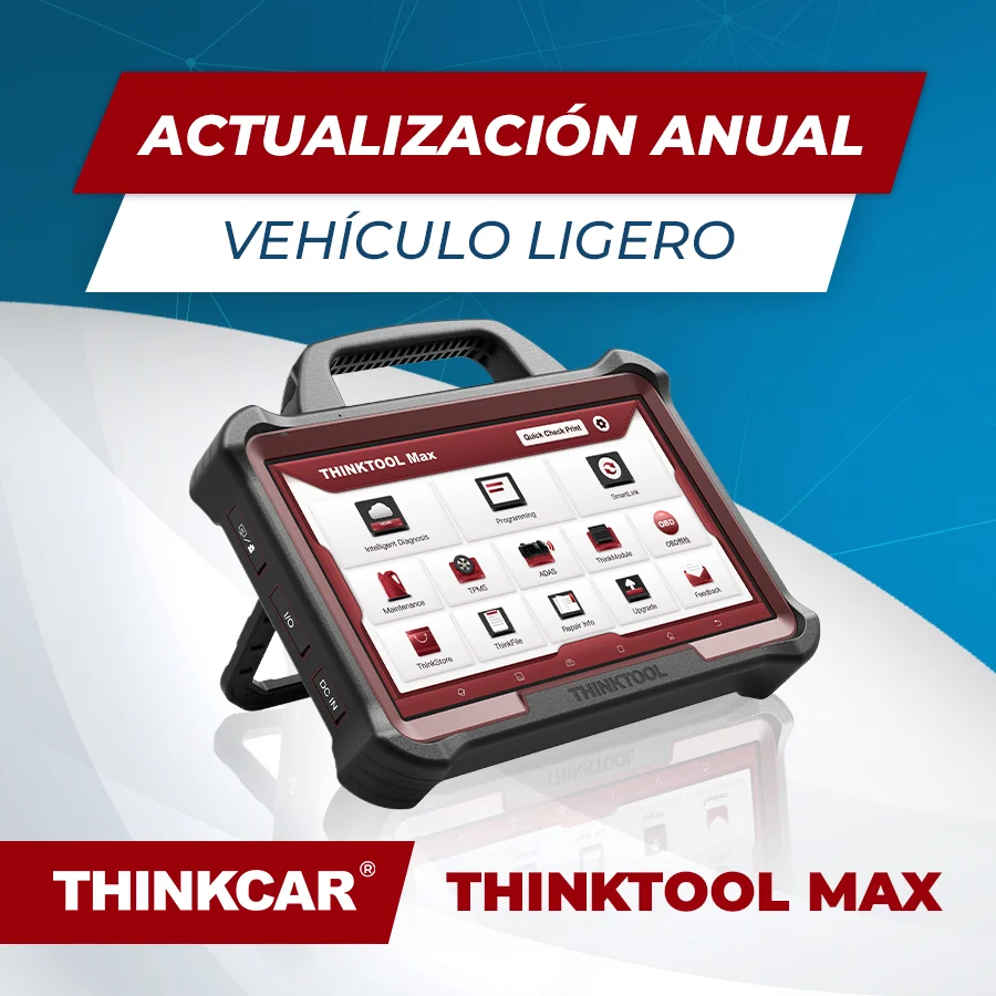 Atualização anual do Thinktool Max para veículos leves Compatível com 12V Veicular