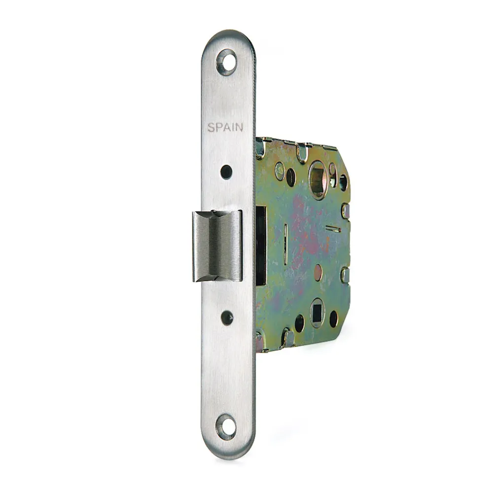 Maçaneta de porta com borda redonda de ço zincado Wolfpack 2000-50