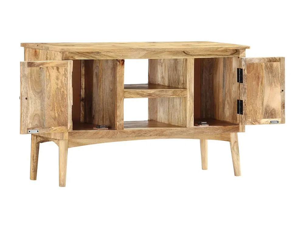 Aparador 100x35x60 cm madeira de mangueira maciç