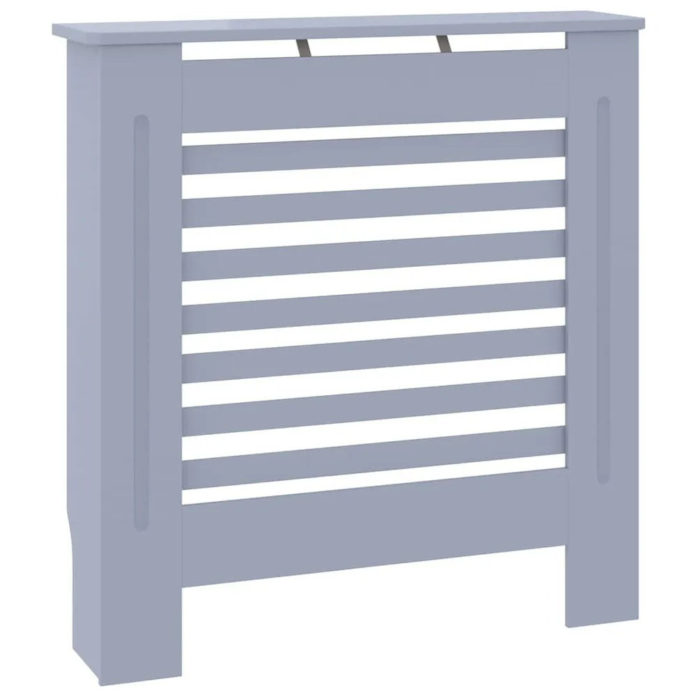 Cobertura de radiador MDF 78 cm cinzento