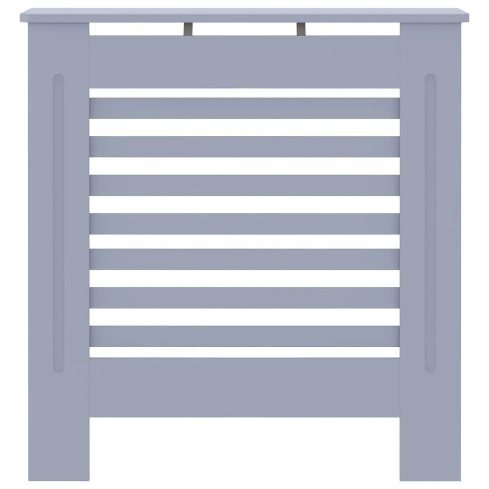 Cobertura de radiador MDF 78 cm cinzento