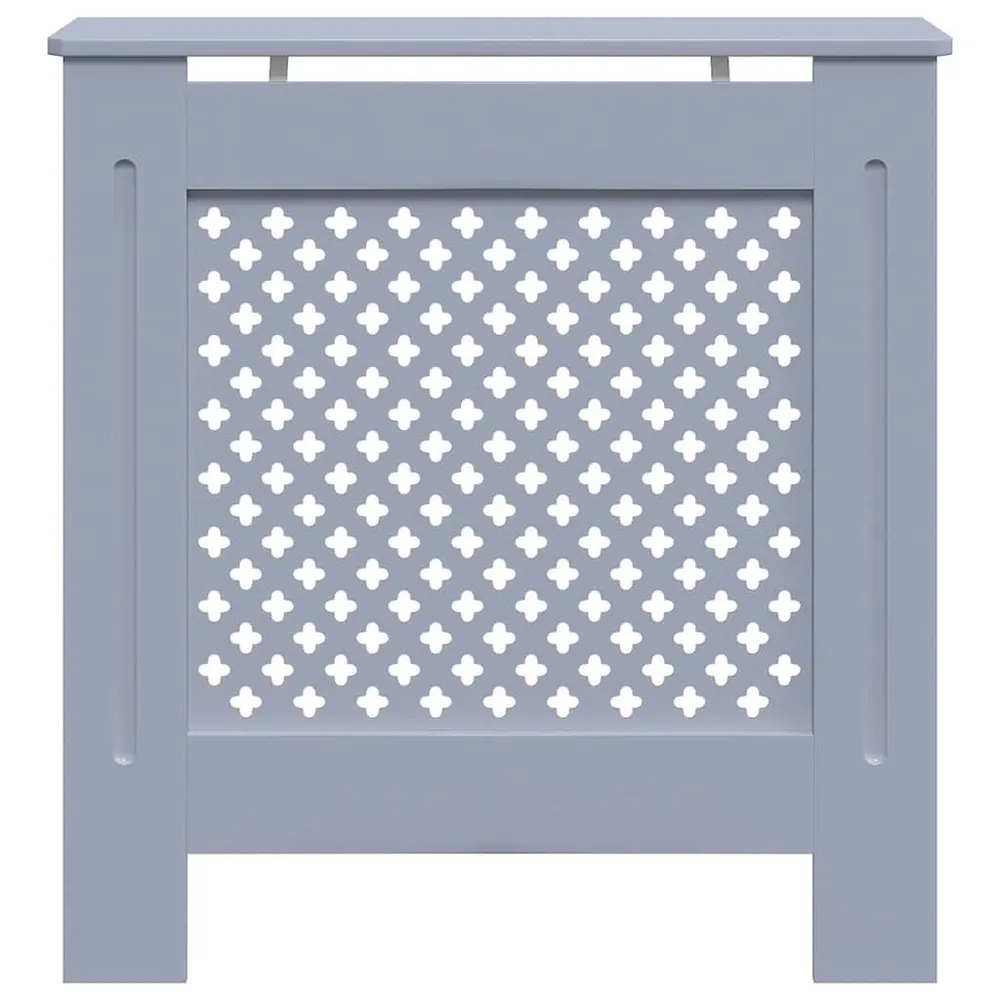 Cobertura de radiador MDF 78 cm cinzento