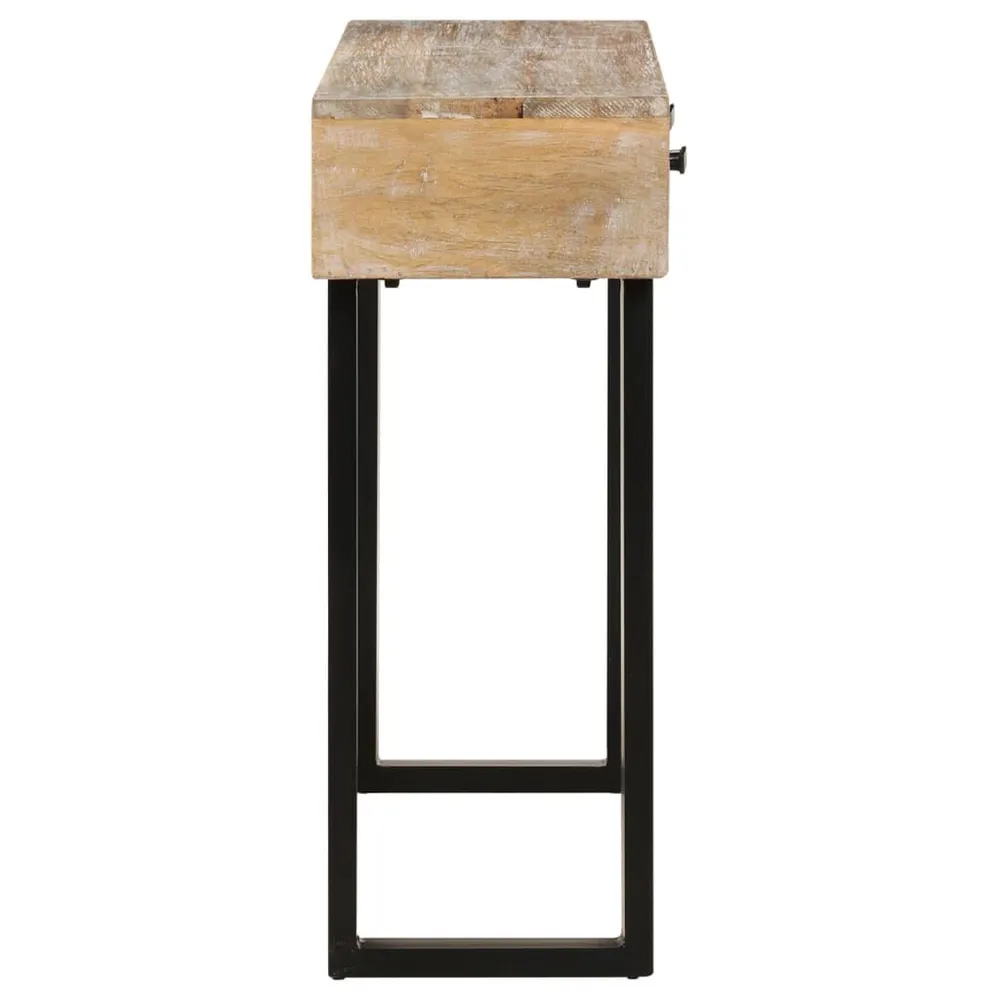 Mesa consola 100x30x75 cm madeira de mangueira maciç