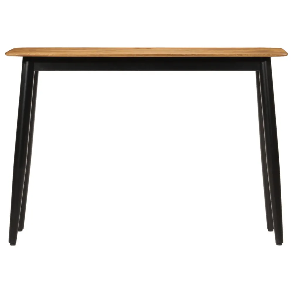Mesa consola 110x40x76 cm madeira de mangueira maciç e ferro