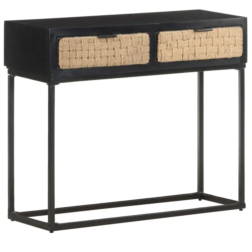 Mesa consola 90x35x76 cm madeira de mangueira maciç